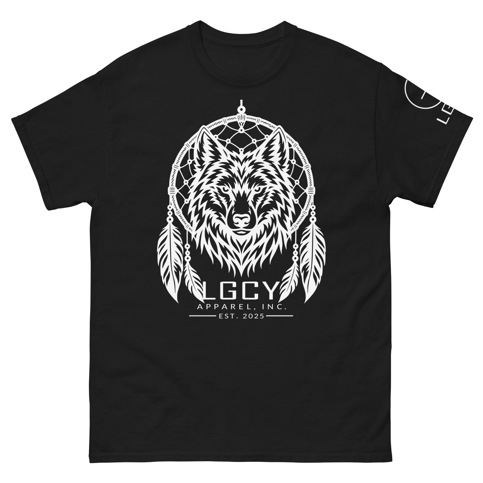 LGCY WOLF T-SHIRT in Black
