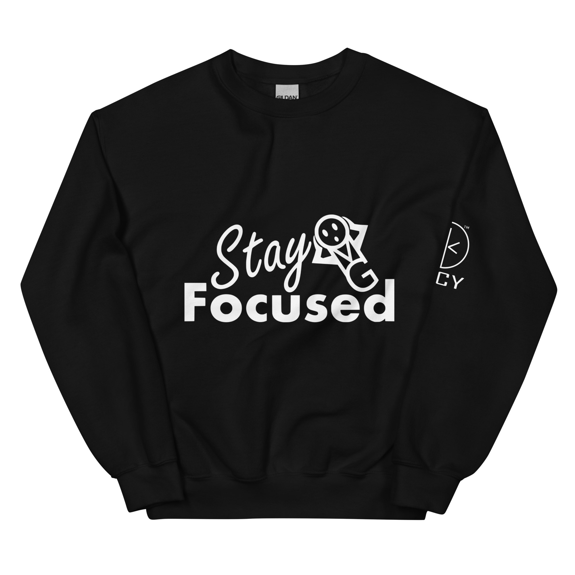 STAY FOCUSED SWEATSHIRT in Black