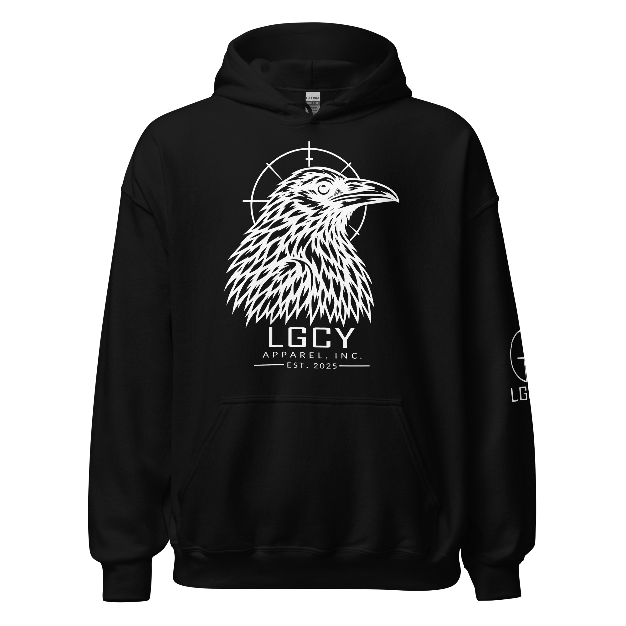 LGCY RAVEN HOODIE in Black